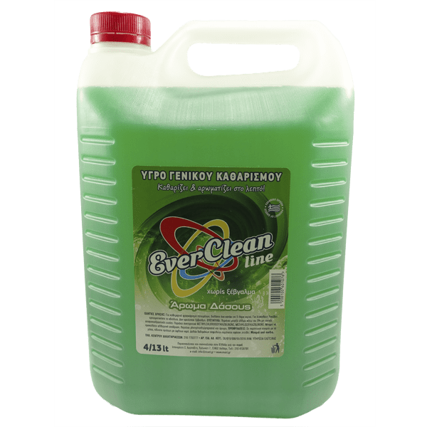 Everclean Υγρό γενικού καθαρισμού Δάσους 4Lt