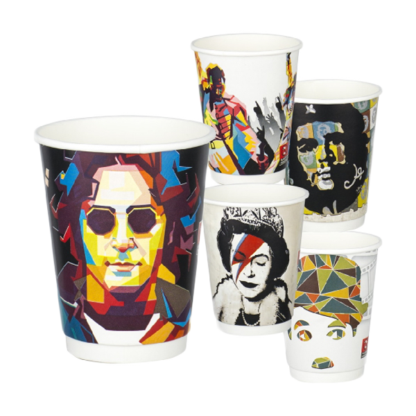 Ποτήρι χάρτινο Dw 12oz Famous mix