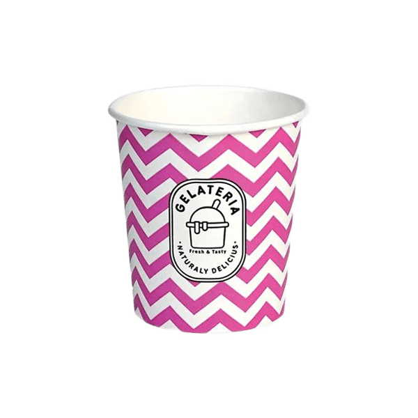 Χάρτινο Μπωλ Παγωτού Zig Zag 12oz