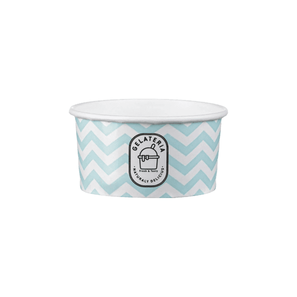 Χάρτινο Μπωλ Παγωτού Zig Zag 5oz